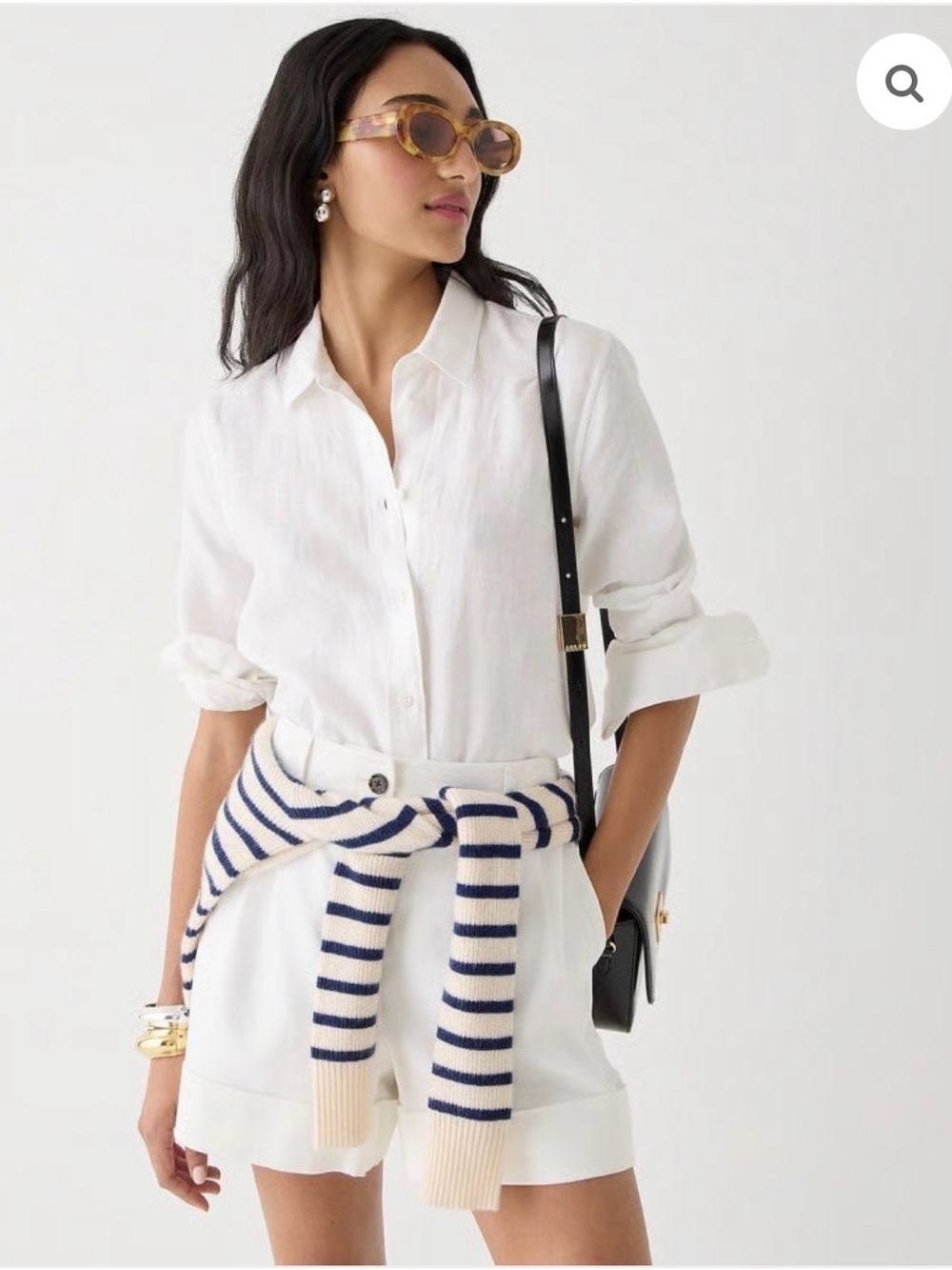 J. Crew Linen Button-Down Shirt